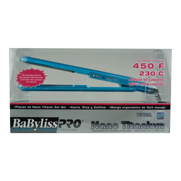 Alaciadora Babyliss BNT4093TES placas de nano titanium