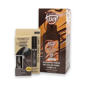 Pack COLORTON JOKER 24 HORAS y Q Prro Wey Shampoo Cubre Canas Tinte Express
