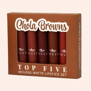 Set de Labiales TOP FIVE “CHOLA BROWNS” - Italia Deluxe