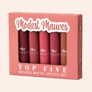 Set de Labiales TOP FIVE “MODEST MAUVES” - Italia Deluxe