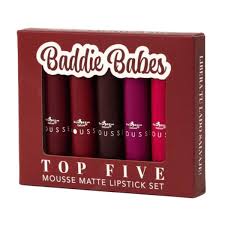 Set de Labiales TOP FIVE “BADDIE BABES” - Italia Deluxe
